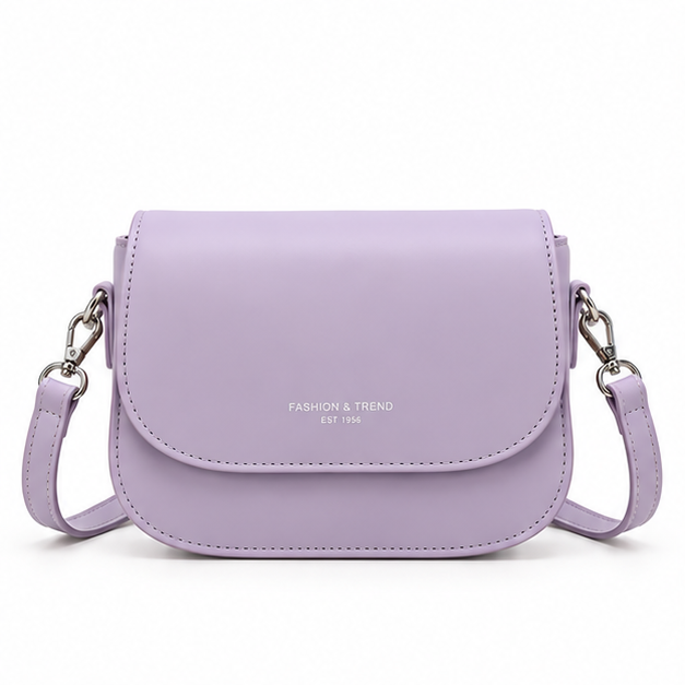 Elegant Light Purple Crossbody Shoulder Bag