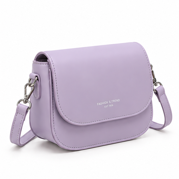 Elegant Light Purple Crossbody Shoulder Bag