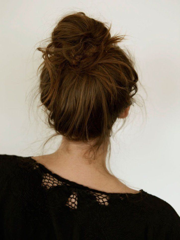 Brown Synthetic Hair Bun For Women