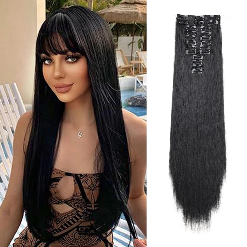 Synthetic Full Hair Extensions