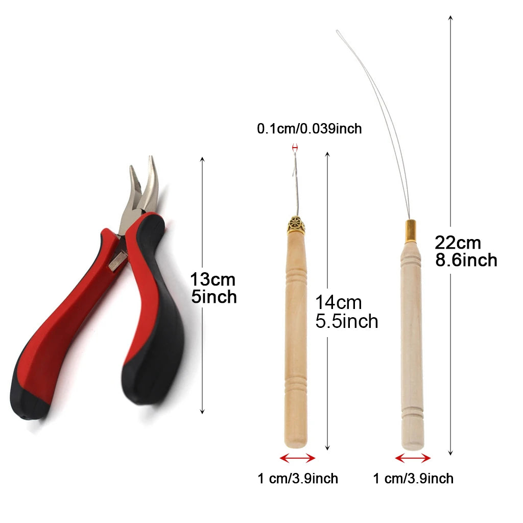 Hair Extension Kit - Micro Ring Extensions