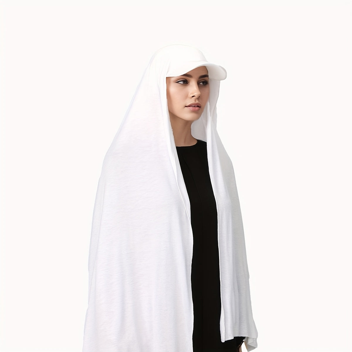 Women's Elegant Khimar Abaya - Lightweight & Breathable All Seasons Hijab, Soft Smooth Fabric for Everyday & Formal Events, Easy Care Machine Washable - Ideal Islamic Gift for Women