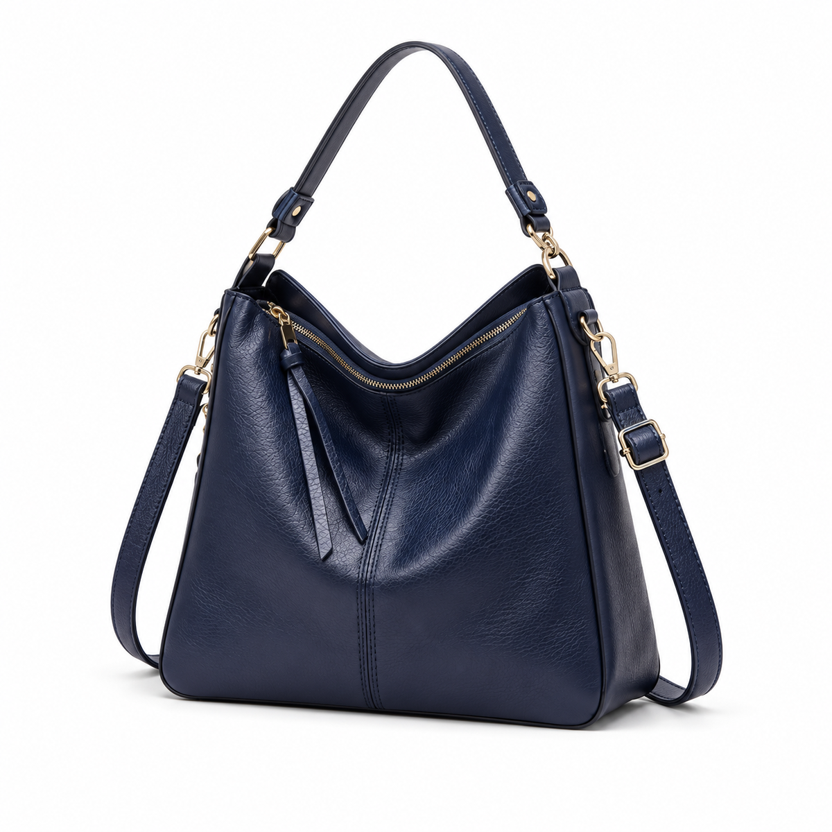 Navy Blue Hobo Shoulder Crossbody Bag