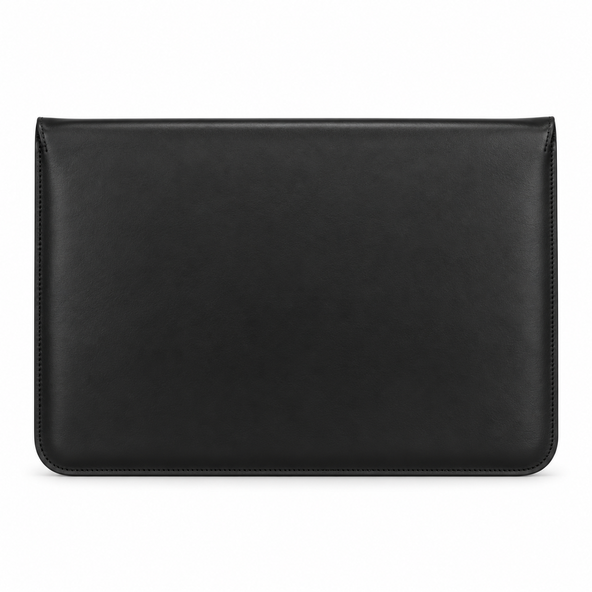 Black Leather Envelope Style Laptop Bag