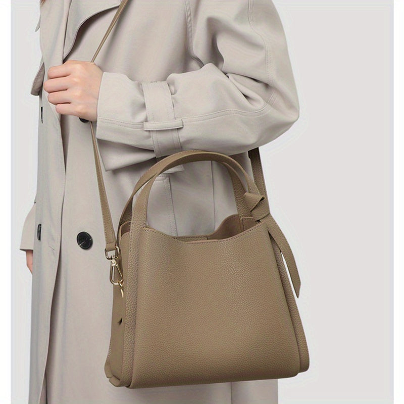 Bag for Women'S Spring And Summer New Collection, Crossbody Bag, 2025 Genuine Leather Bucket Bag, Bags Fashion Trend Handbag