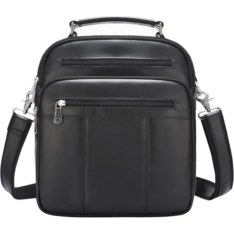 crossbody bags for travel men Leather Men Sling Shoulder Bag Small Mens Crossbody Messenger Bags for Work Men Satchel Handbag