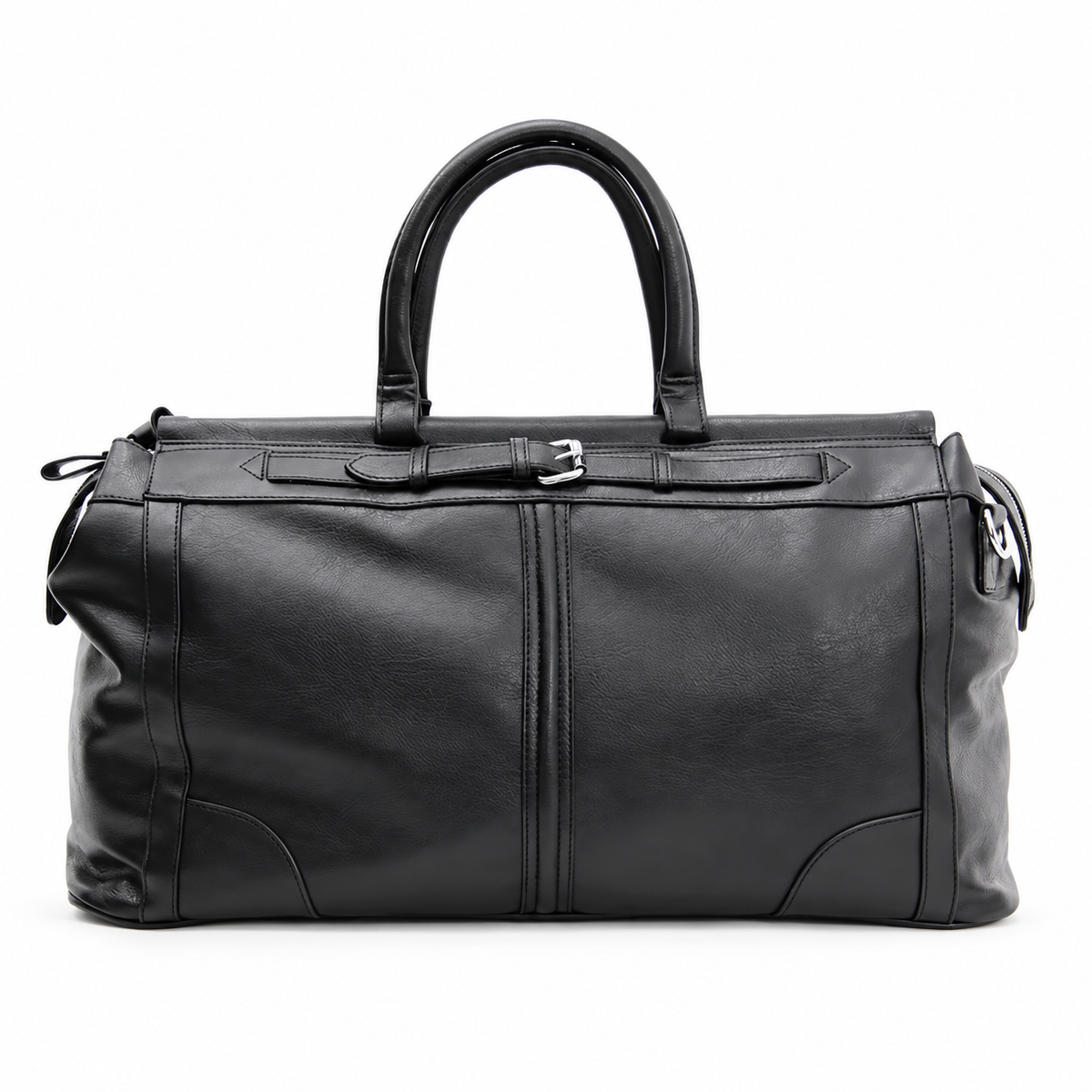 Classic Black Overnight Bag With Handles