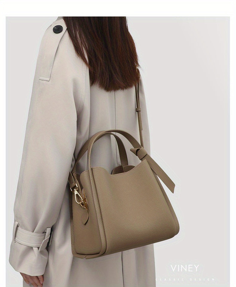 Bag for Women'S Spring And Summer New Collection, Crossbody Bag, 2025 Genuine Leather Bucket Bag, Bags Fashion Trend Handbag