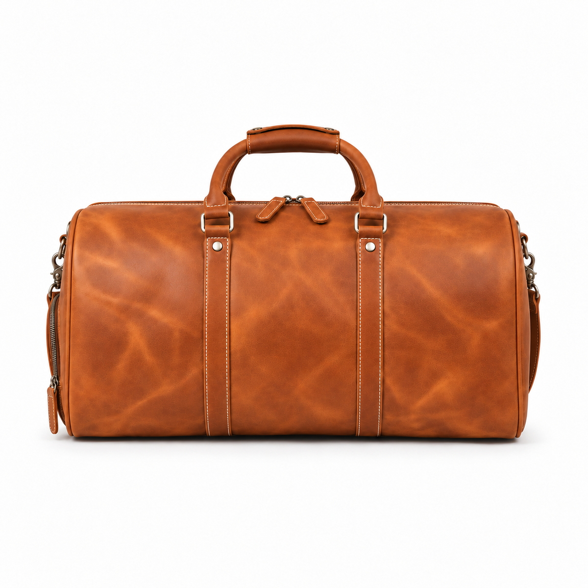 Light Brown Classic Weekend Travel Duffel