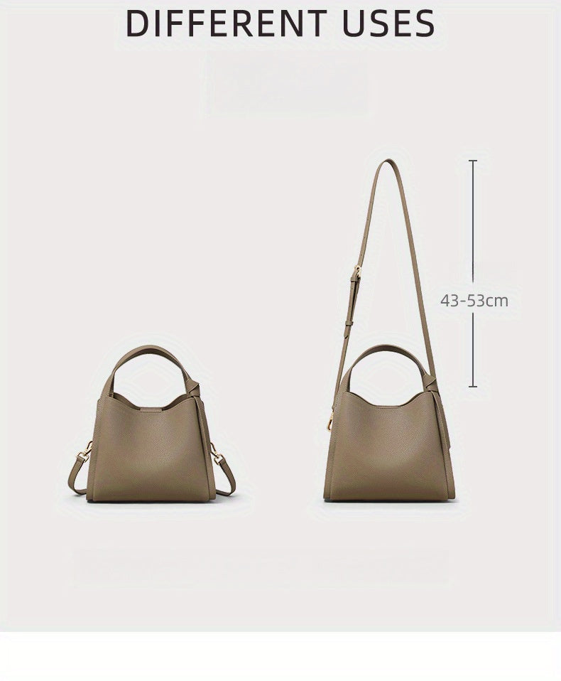 Bag for Women'S Spring And Summer New Collection, Crossbody Bag, 2025 Genuine Leather Bucket Bag, Bags Fashion Trend Handbag