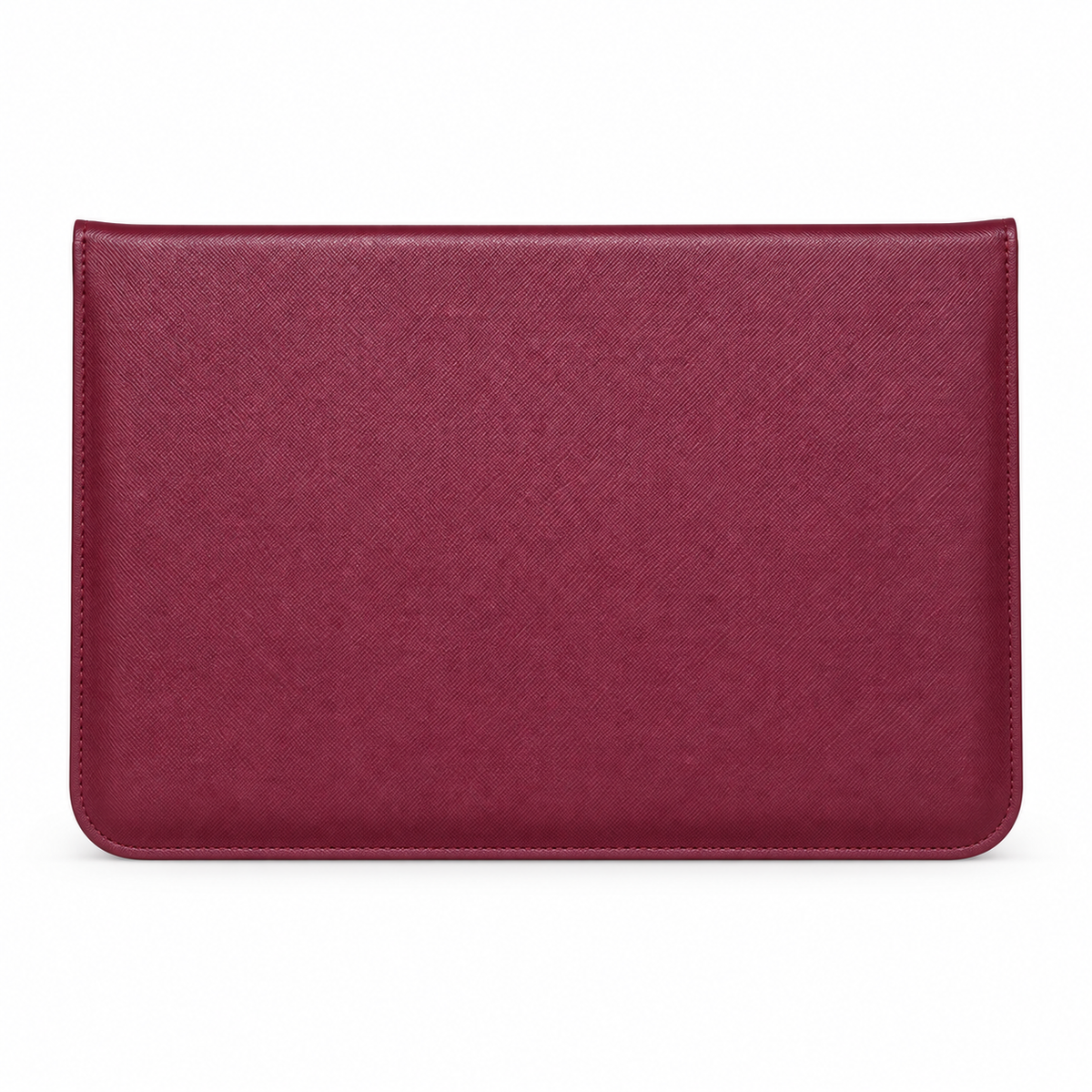 Burgundy Leather Laptop Bag Envelope Style