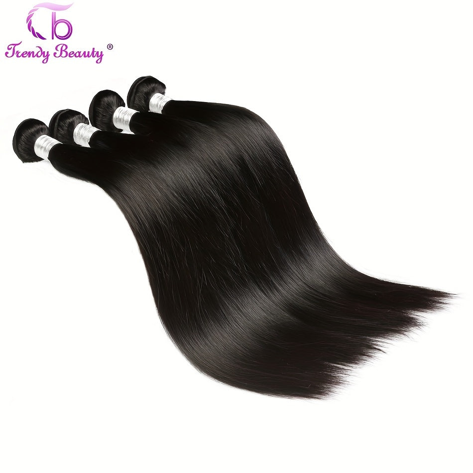 Unprocessed Indian Virgin Human Hair Bundles, Straight And Raw, Suitable for Women, Available in Sets of Four