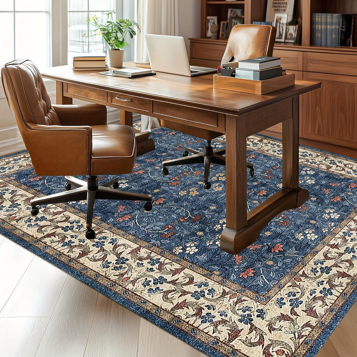 1pc KOKOLOLEE Luxury Bohemian Paisley/Striped//Tortoiseshell Carpet - Non-Slip Machine Washable Soft Rectangular Suitable for, Bedroom, - Jumbo Sizes Available, Decor, 100% Polyester Fiber