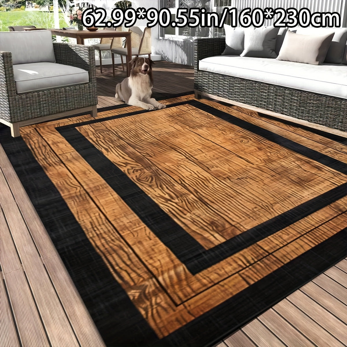 [Open ][Golden Velvet + 1.76 LB Per Square Meter + Non-Slip Dotted Plastic Bottom + Bottom Dotted Plastic Pattern Craftsmanship]1pc Golden Velvet Home Decor Outdoor Light Luxury Minimalist Pattern Versatile Decorative Style