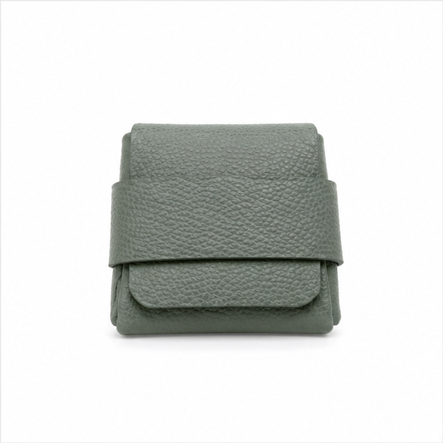 Sage Green Condom Carrying Case PU Leather