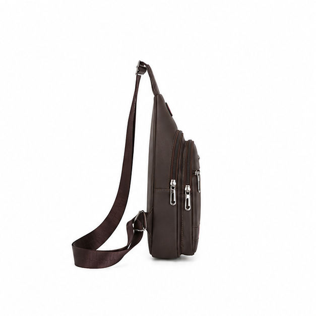 Men’s Multi-Compartment Sling Chest Bag