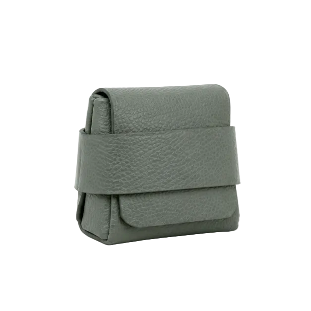Sage Green Condom Carrying Case PU Leather