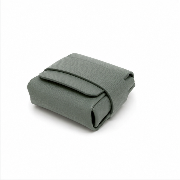 Sage Green Condom Carrying Case PU Leather