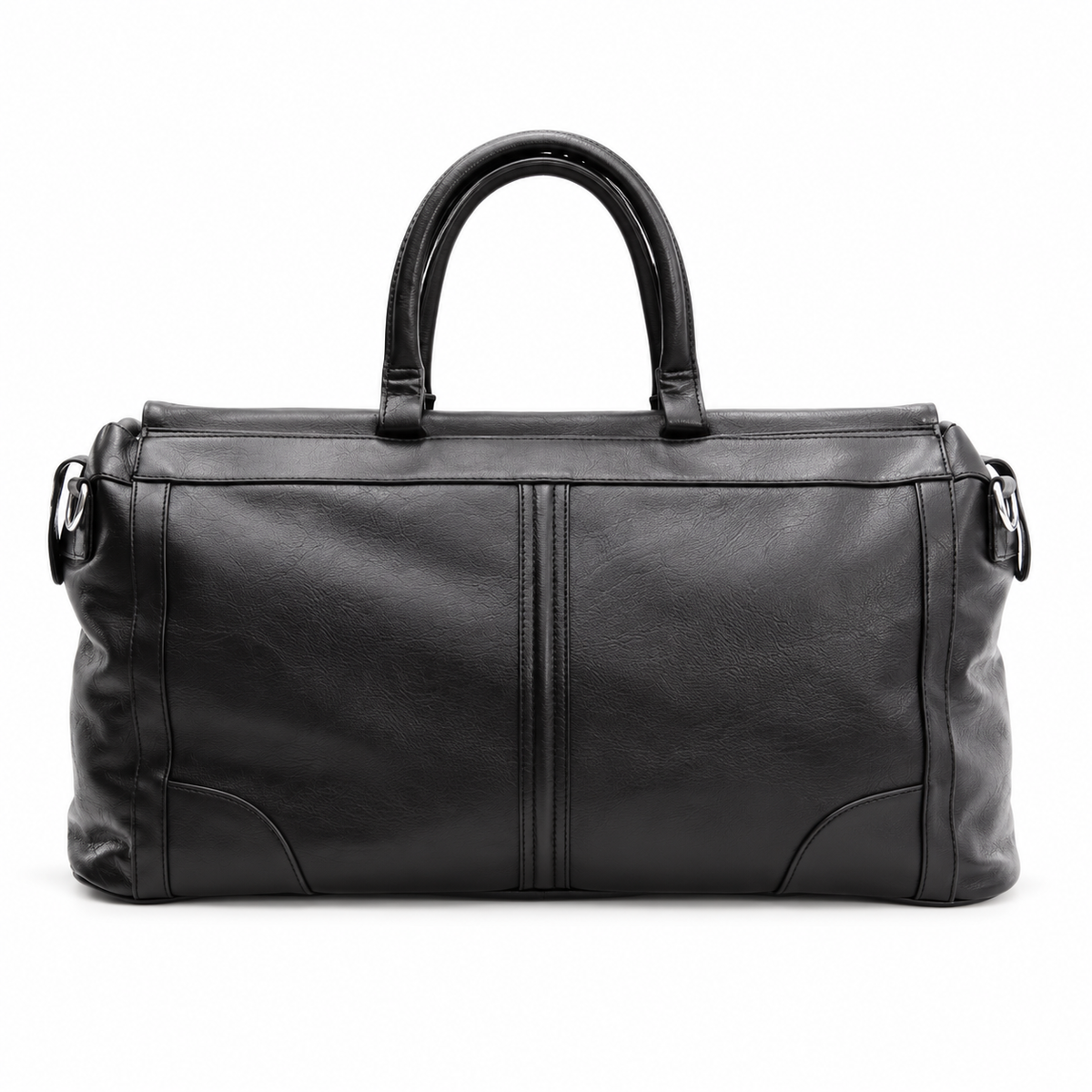 Classic Black Overnight Bag With Handles