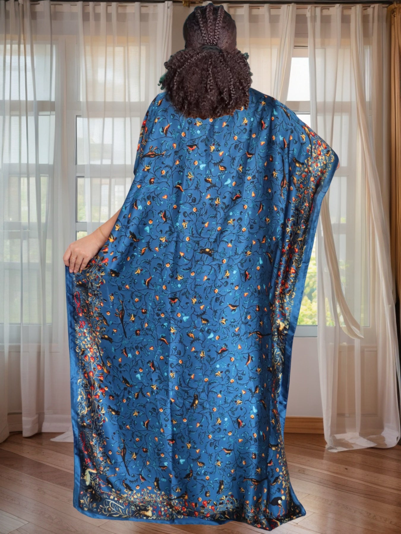 Plus Size, Women's Plus Size Kaftan Abaya with Matching Scarf - Flowy Lightweight Middle Eastern Abaya, Non-Stretch All-Season Islamicrobe, Elegant Turkish Kaftan for Formal & Casual Events Attire