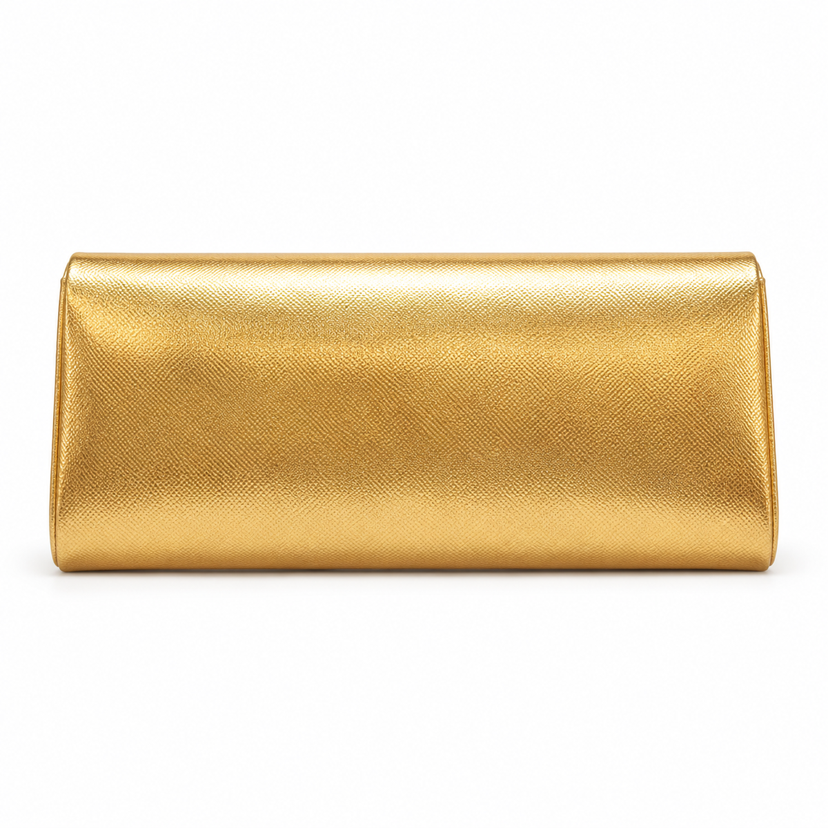 Elegant Gold Oval Handle Evening Clutch