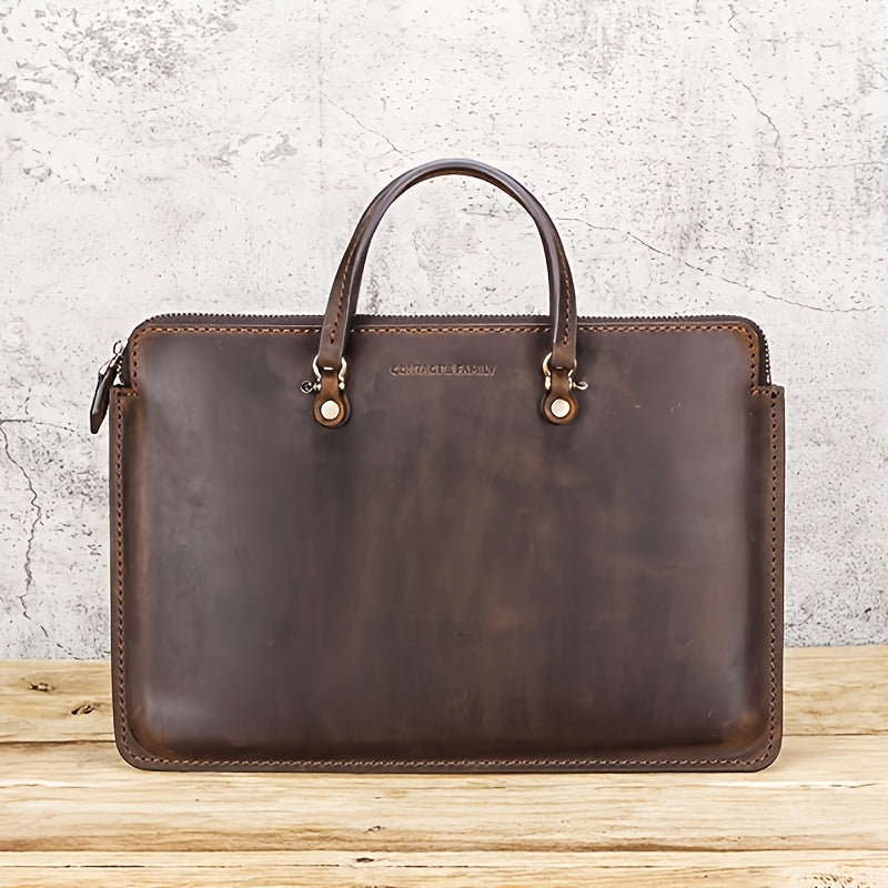 Women Genuine Leather Laptop Bag Handbag Briefcase for MacBook Pro 13'' Notebook Gift