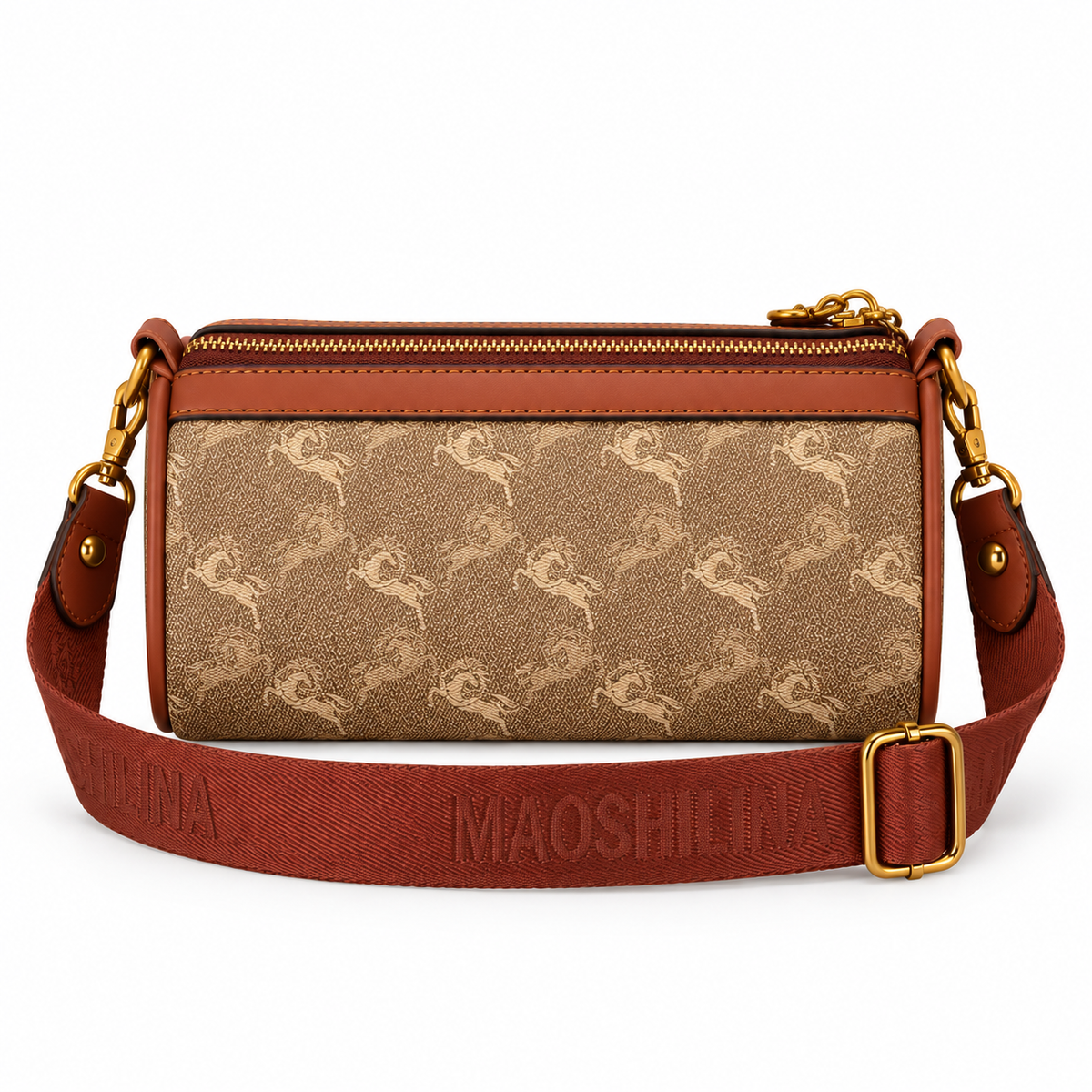 Vintage Monogram Crossbody Shoulder Bag