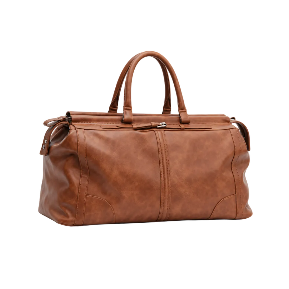 Vintage Brown Large Capacity Overnight Bag