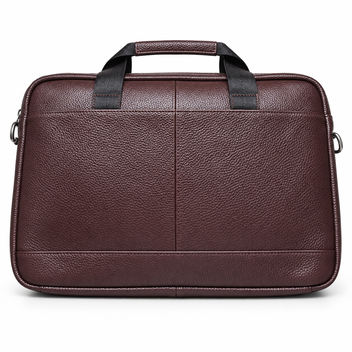 Classic Brown Leather Business Office Briefcase