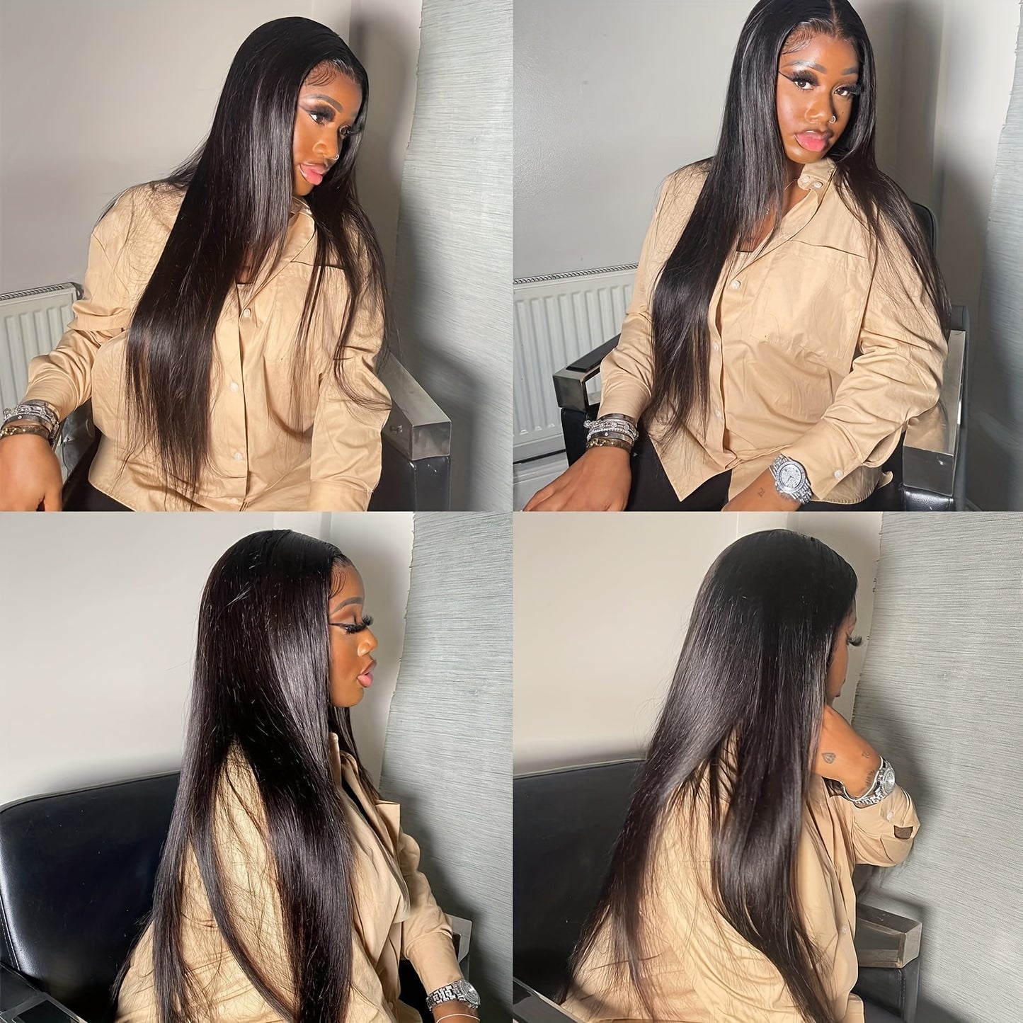 Unprocessed Indian Virgin Human Hair Bundles, Straight And Raw, Suitable for Women, Available in Sets of Four