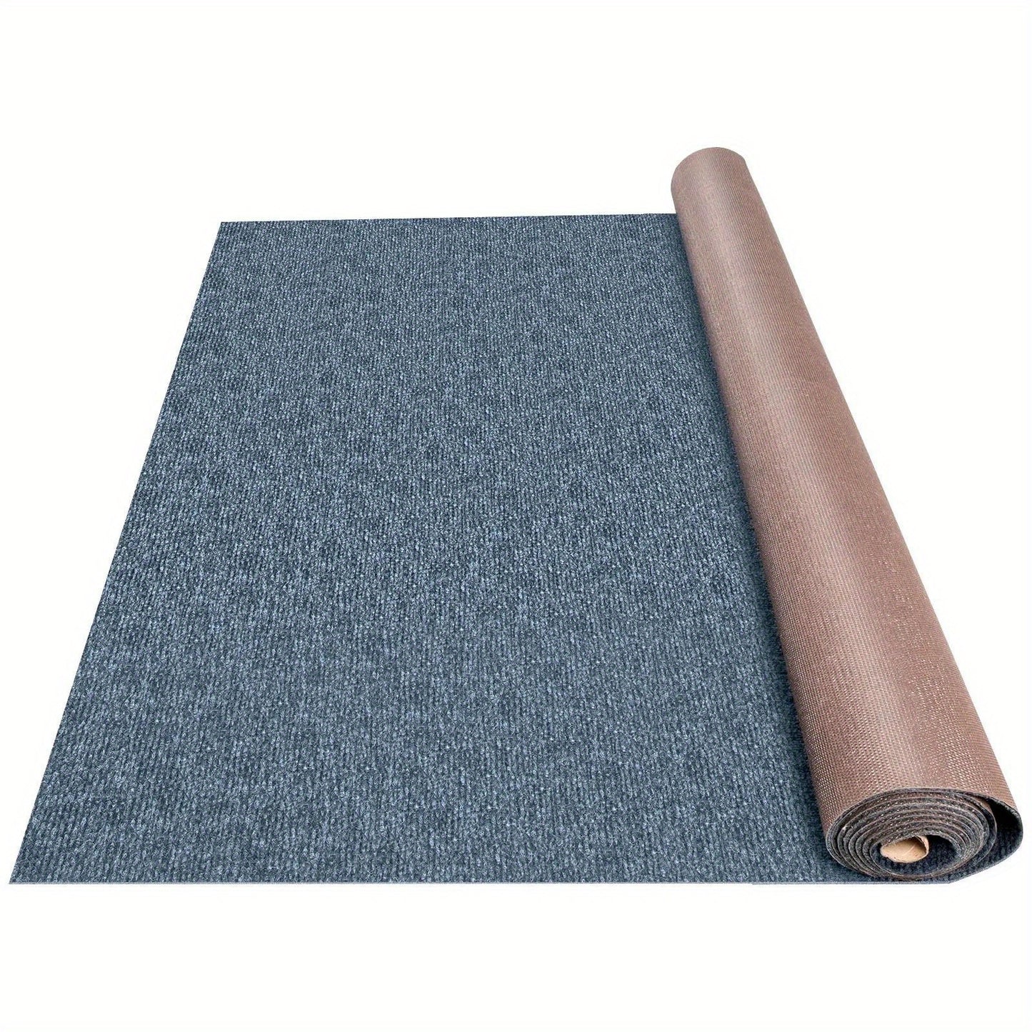 Gray Marine Carpet 6 ft x 29.5 ft Boat Carpet Rugs Indoor Outdoor Medium Rugs for Patio Deck Anti-Slide TPR Water-Proof Back Outdoor Marine Carpeting Outdoor Carpet
