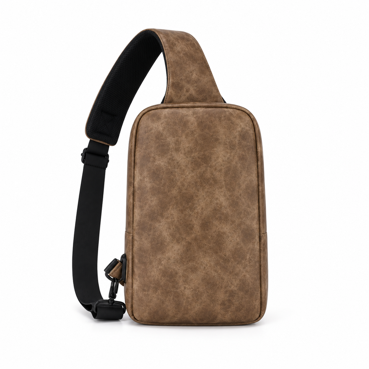 Khaki Vintage Style Crossbody Sling Bag