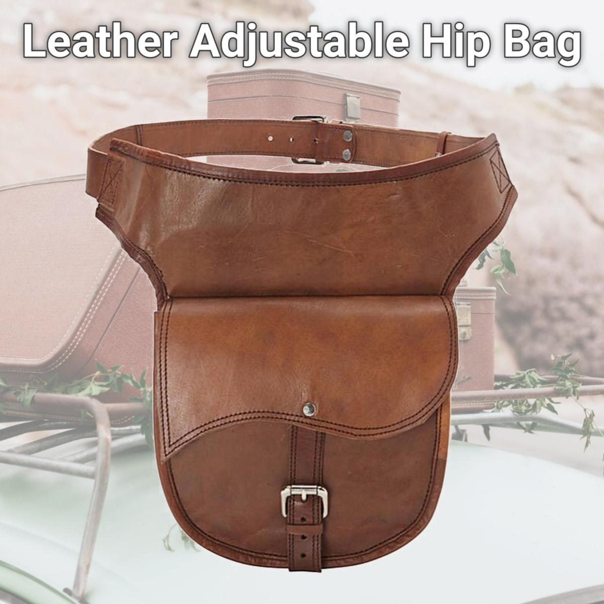Leather Adjustable Hip, Belt Bag | Fixed Shoulder Strap
