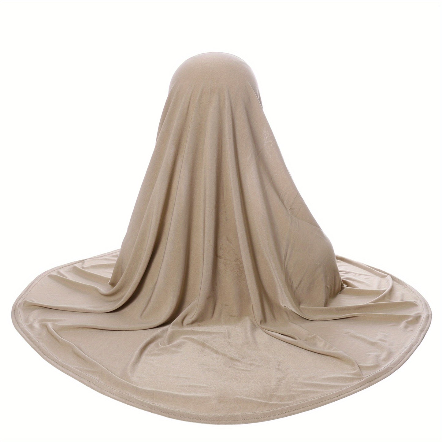 Women Head Scarf, Elegant Solid Hijab Scarf Lightweight Middle East Fashion Accessory