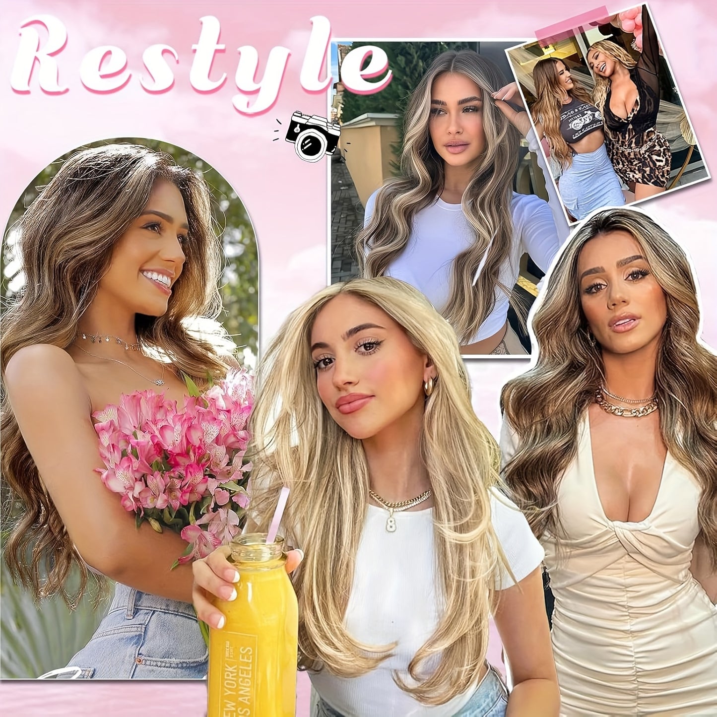 Clip In Hair Extensions Real Human Hair Clip In Extensions ForWomen Seamless Balayage Dark Brown To Chestnut BrownStraight Remy Human Clips Ins Extension 8pcs DoubleWeft 14inch-24 Inch 80g-120g #2P6