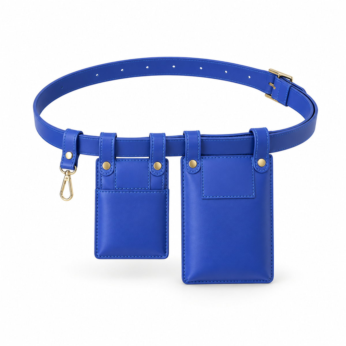 Royal Blue Dual Pouch Waist Belt
