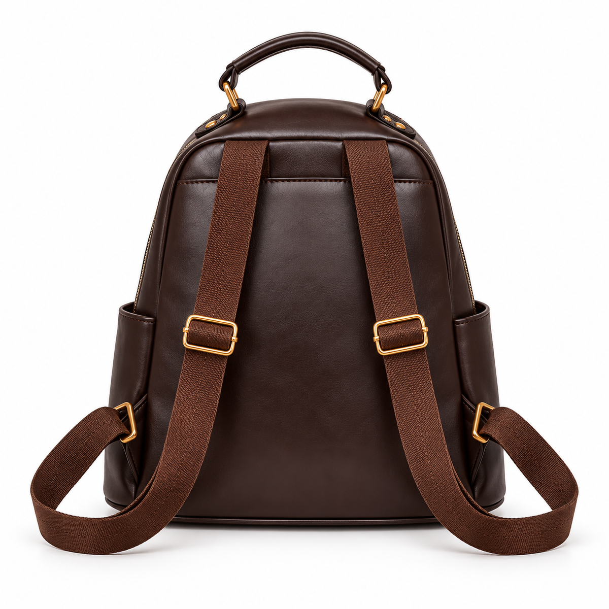 Elegant Chocolate Brown Everyday Fashion Backpack