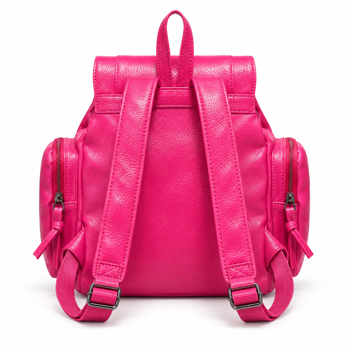 Hot Pink Studded Gothic Cross Backpack
