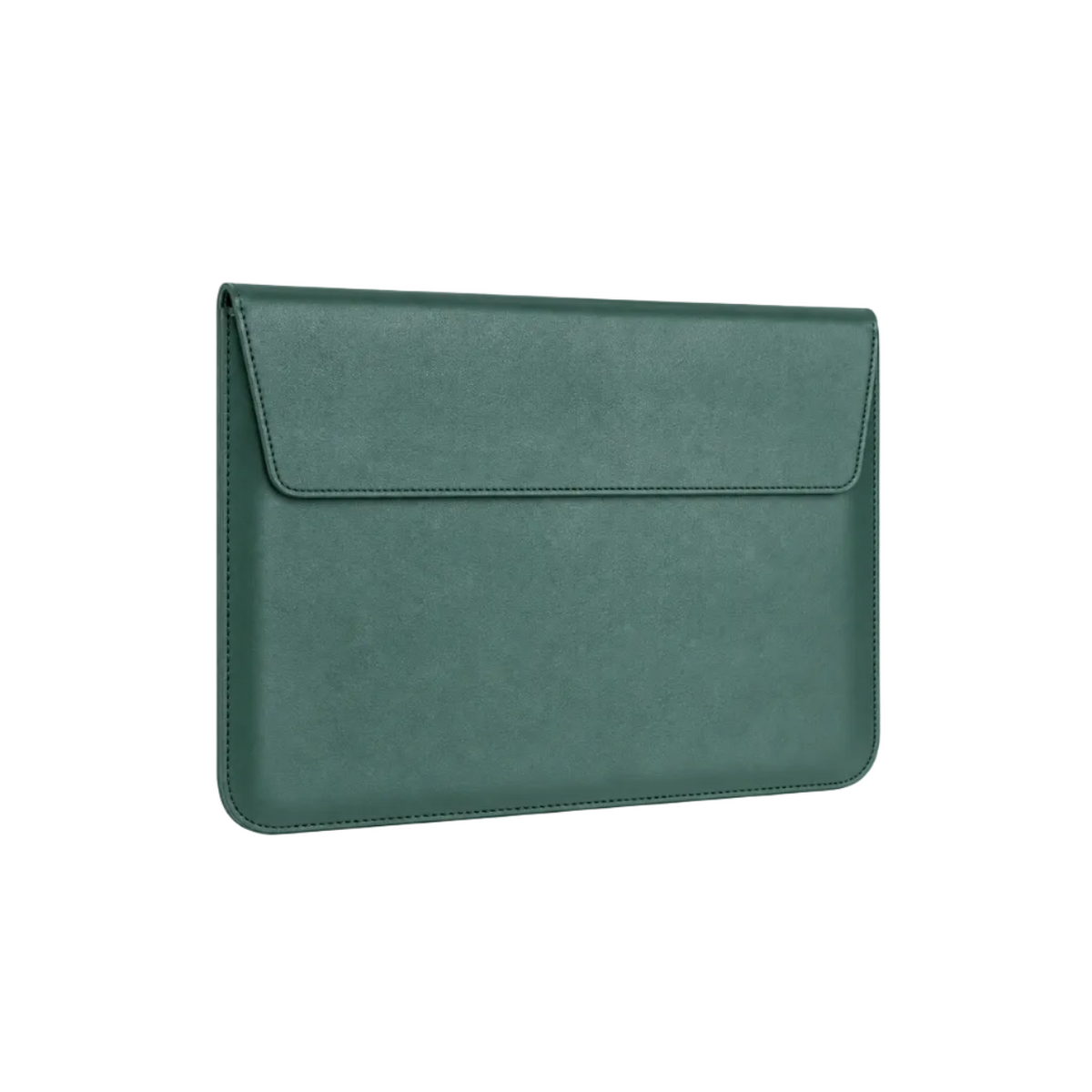 Green Leather Envelope Style Laptop Bag