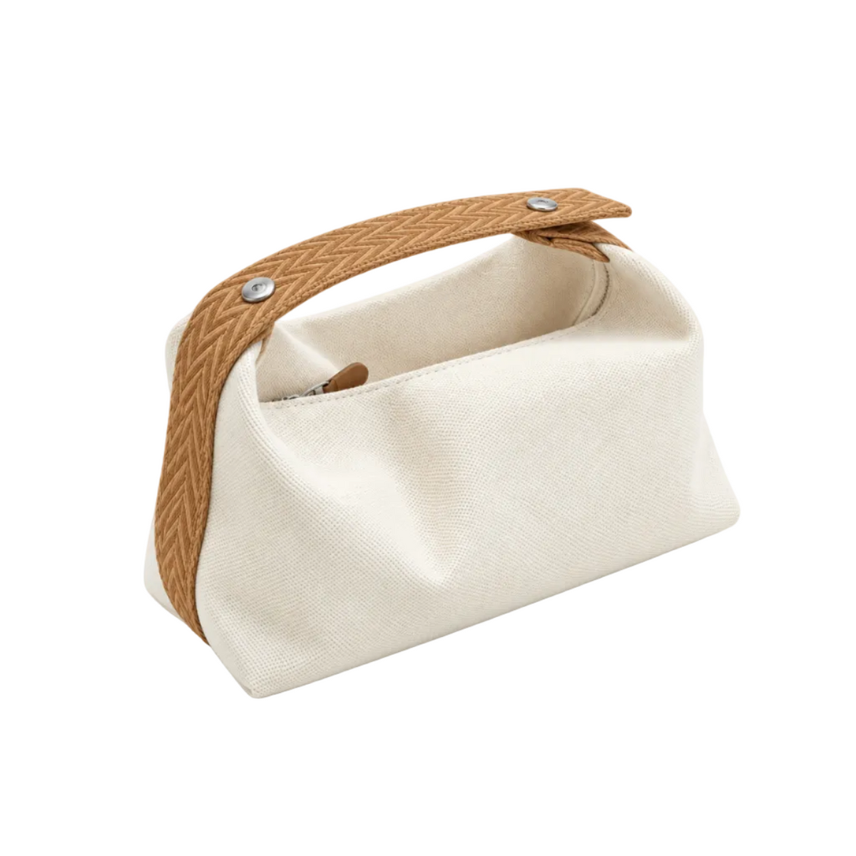 Camel Strap Minimalist Canvas Handbag Purse