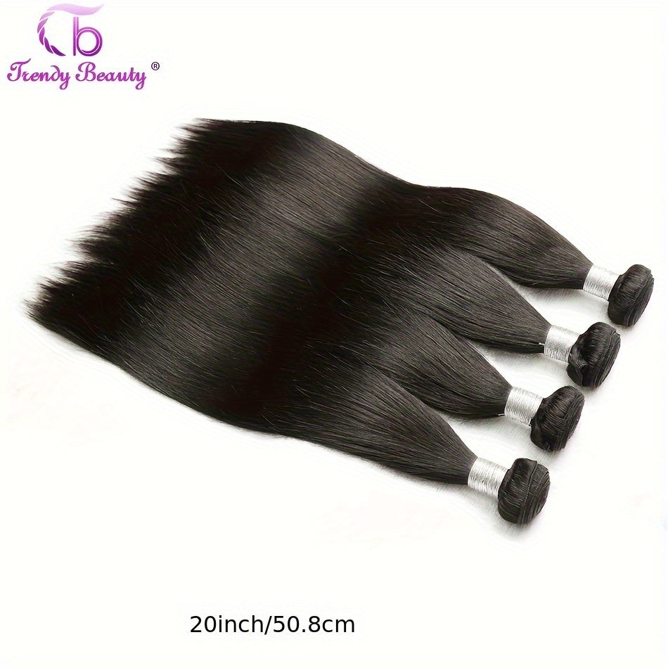Unprocessed Indian Virgin Human Hair Bundles, Straight And Raw, Suitable for Women, Available in Sets of Four