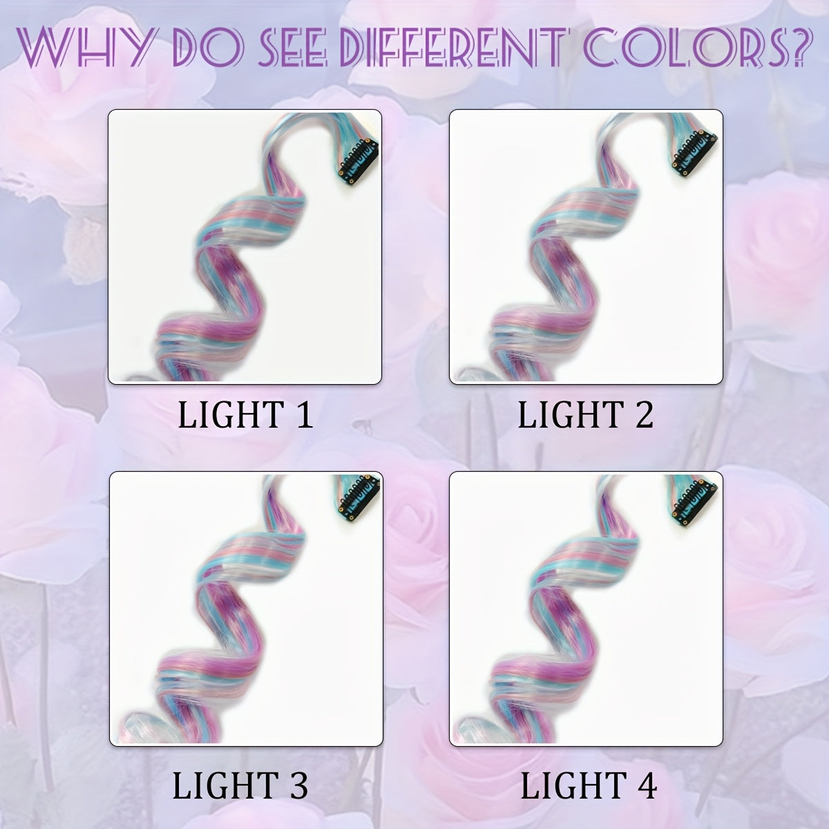 12pcs Rainbow Clip-In Hair Extensions - Vibrant Pastel Colors (Pink, Green, Yellow, Purple, Orange, Red, Brown, ) - Heat-Resistant Synthetic, Easy Application & Damage-Free Styling - Perfect for Parties, Photo Shoots, Festiva