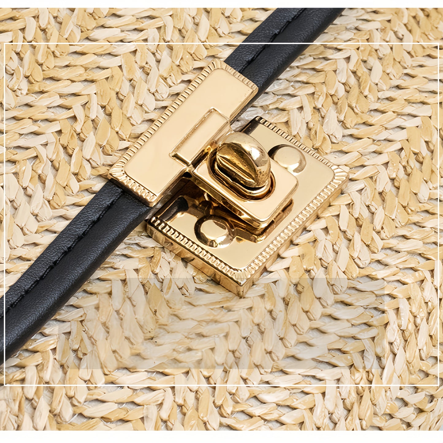 Women's WCrossbody Bag | New Summer Straw Bags, Travel Essentials, Beach Bag, Cosmetic Bag, Lightweight, Fashionable, And High-end