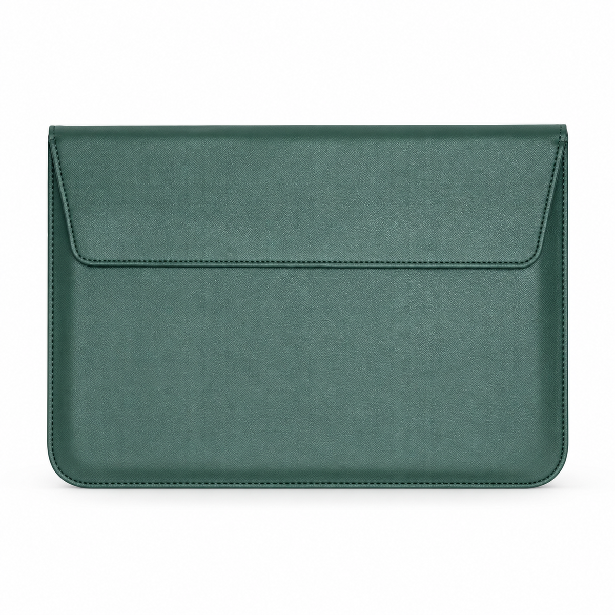 Green Leather Envelope Style Laptop Bag