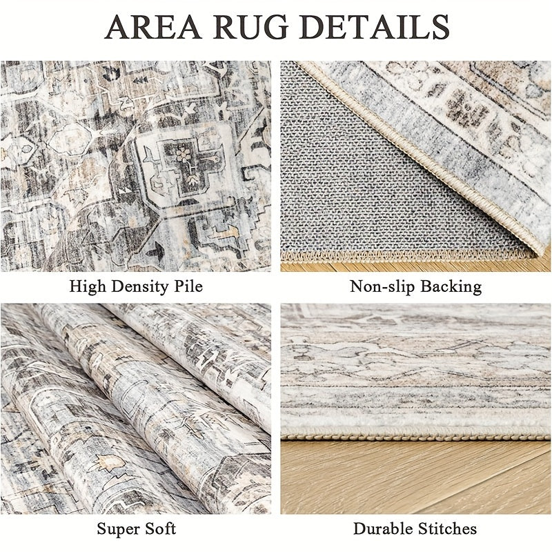 1pc Extra Large RV Camping Outdoor Patio Mat - Non-Slip Machine Washable 100% Polyester Portable Floor Mat for Living Room Medium Rug, Bedroom, Bathroom, Kitchen, Balcony, Beach, Lawn, Picnic & RV Decor, Outdoor Rugs, Vibrant Design