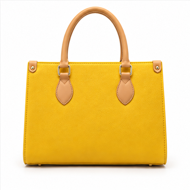 Sunshine Textured Tote With Coin Pouch