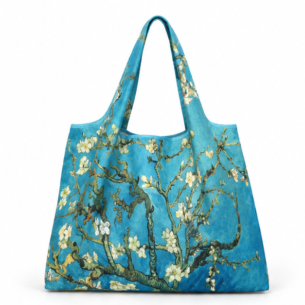 Blue Blossom Artistic Everyday Tote Bag