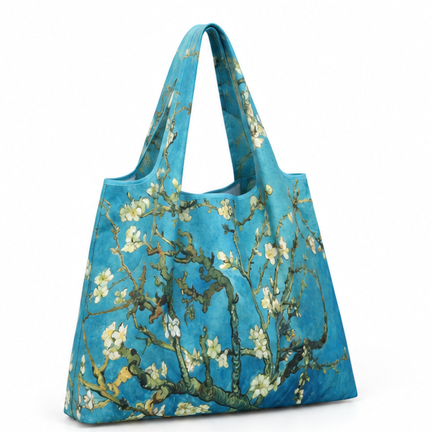 Blue Blossom Artistic Everyday Tote Bag