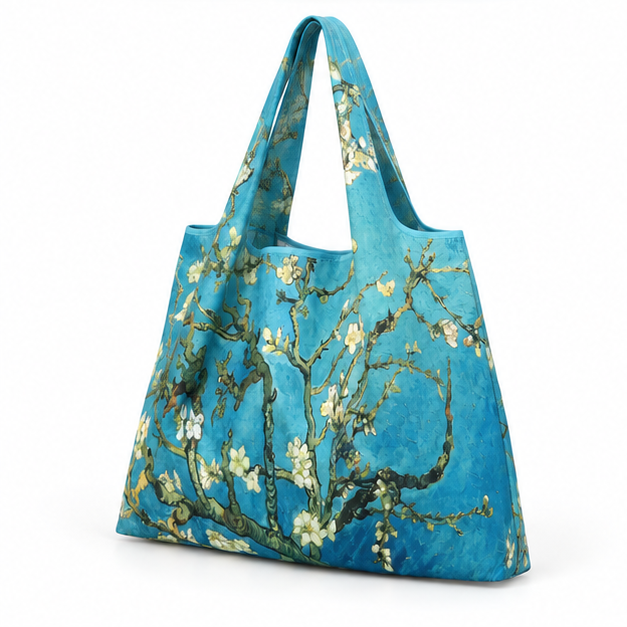 Blue Blossom Artistic Everyday Tote Bag