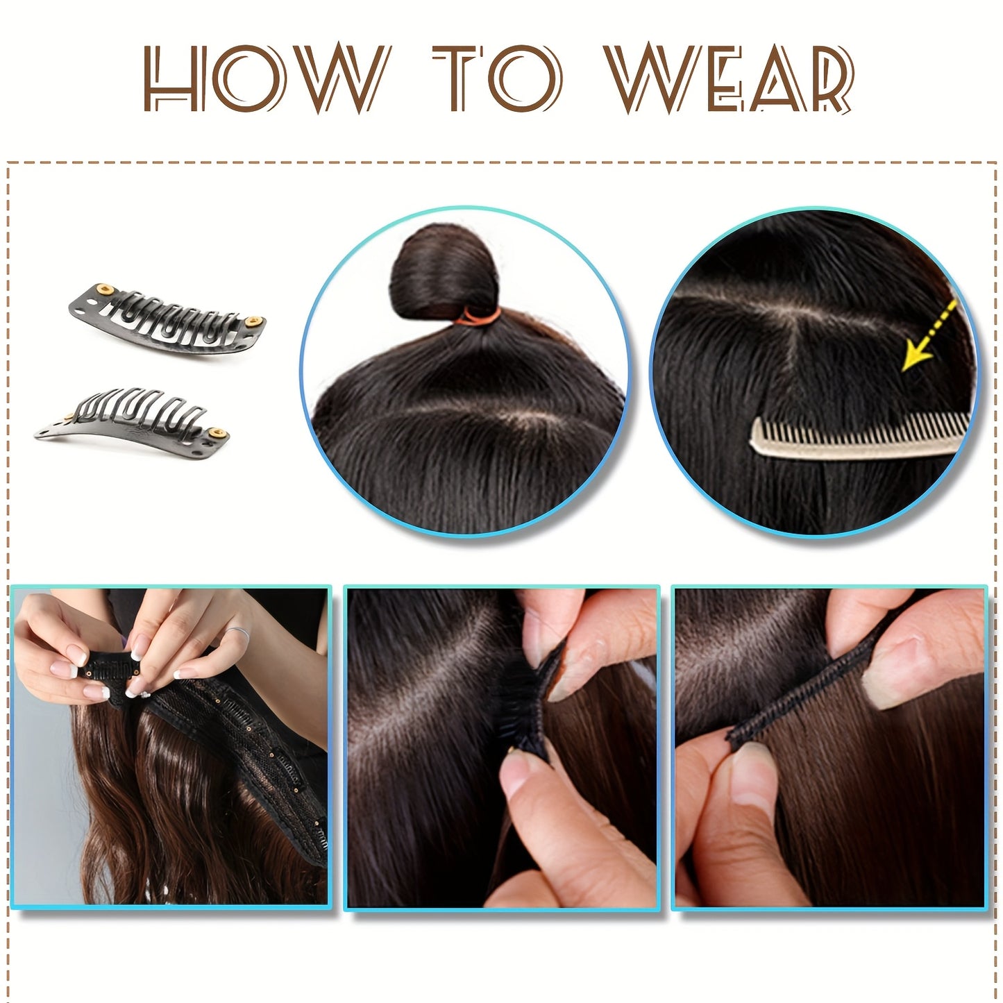 Clip In Curly Hair Extensions - 145G 9pcs Synthetic Ombre Honey Blonde Hair Extensions Jerry Curly Hair Extensions Women Clip Extensions Hairpieces Halloween Christmas Party
